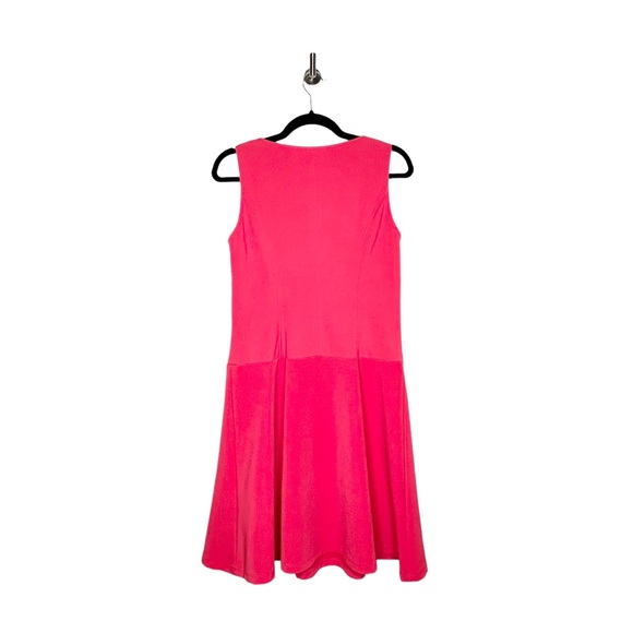 Lauren Ralph Lauren Women’s Fit & Flare Ponte Dress In Red Size 8 - Picture 6 of 7